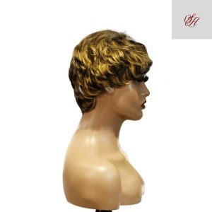 center wig machine made wig remy hair h030