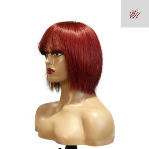 center wig machine made 99j wig remy hair h009