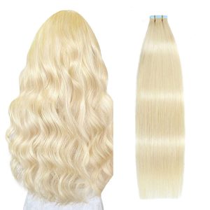 center wig asian raw hair tape in hair extensions