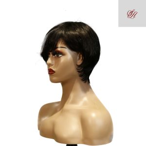 center wig machine made #27 wig remy hair h016