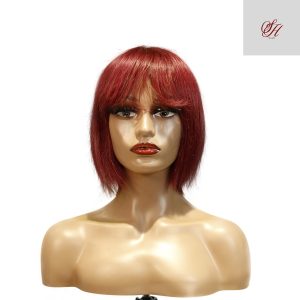 center wig machine made 99j wig remy hair h009