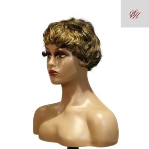 Home center wig machine made wig remy hair h030