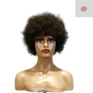 center wig machine made color wig remy hair
