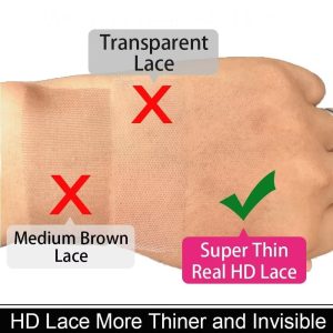 center wig remy hair 5x5 straight hd closure