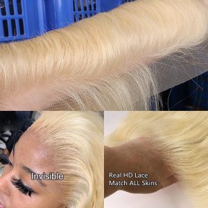 center wig remy hair 13x4 straight frontal #613