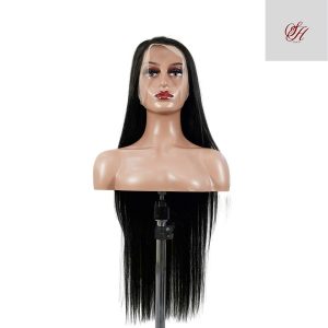 center wig 13x4 straight lace front wig natural black remy hair