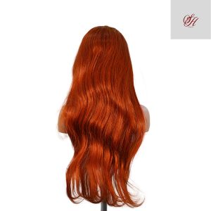 center wig 13x4 straight lace front wig 350 orange 26 inch remy hair