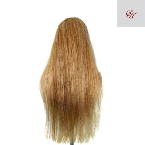 center wig 13x4 straight lace front wig 8&27 honey blonde highlight 26 inch remy hair