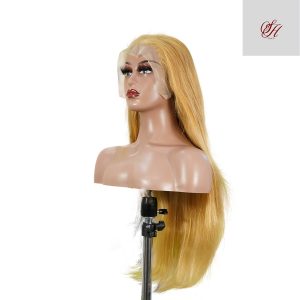 center wig 13x4 straight lace front wig 27 honey blonde remy hair
