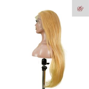 center wig 13x4 straight lace front wig 27 honey blonde remy hair