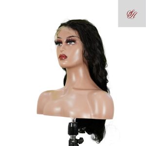 center wig 13x4 body wave lace front wig natural black remy hair