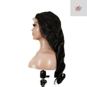 center wig 13x4 body wave lace front wig natural black remy hair