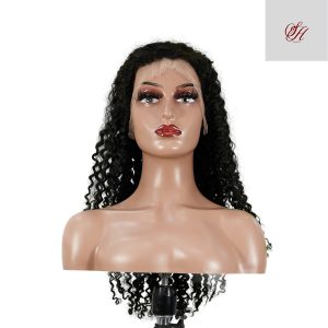 center wig 13x4 jerry curly lace front wig natural black remy hair