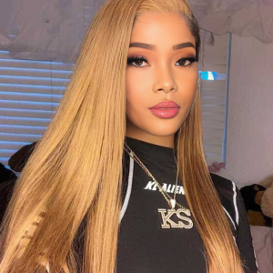 center wig 13x4 straight lace front wig 27 honey blonde remy hair